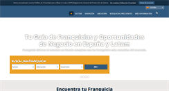 Desktop Screenshot of franquiciadirecta.com